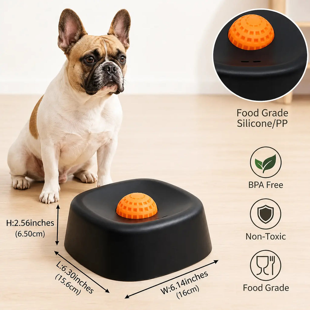 Slow Feeder Dog Bowl – No Spill & Non-Slip STTM