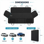 Hard Bottom Dog Car Seat Extender Fursera
