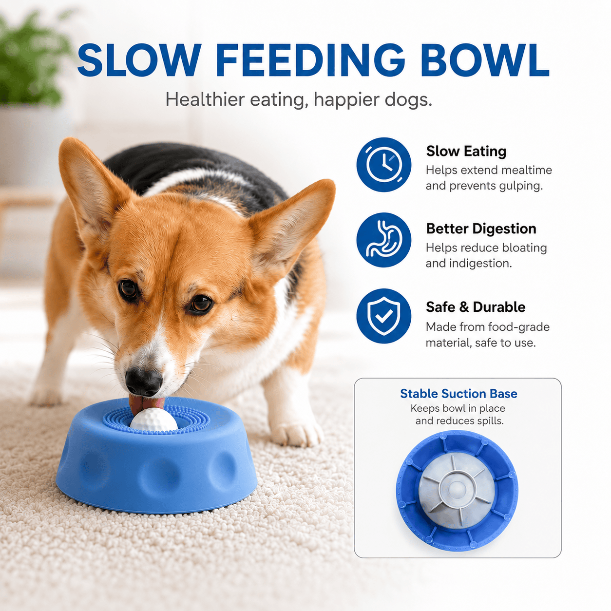 2026 Upgraded Lick & Roll Slow Feeder Bowl