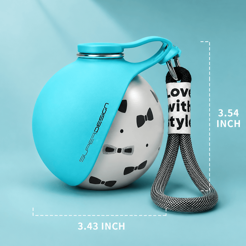Portable Dog Water Bottle – Leak-Proof Travel Bottle with Bowl