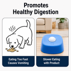 Slow Feeder Dog Bowl – No Spill & Non-Slip