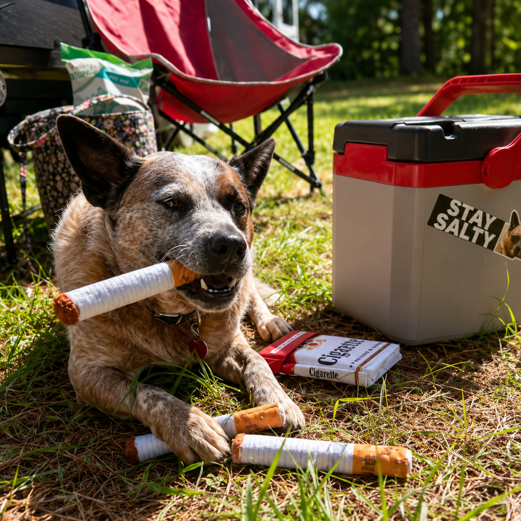 Funny Cigarette-Shaped Dog Toy