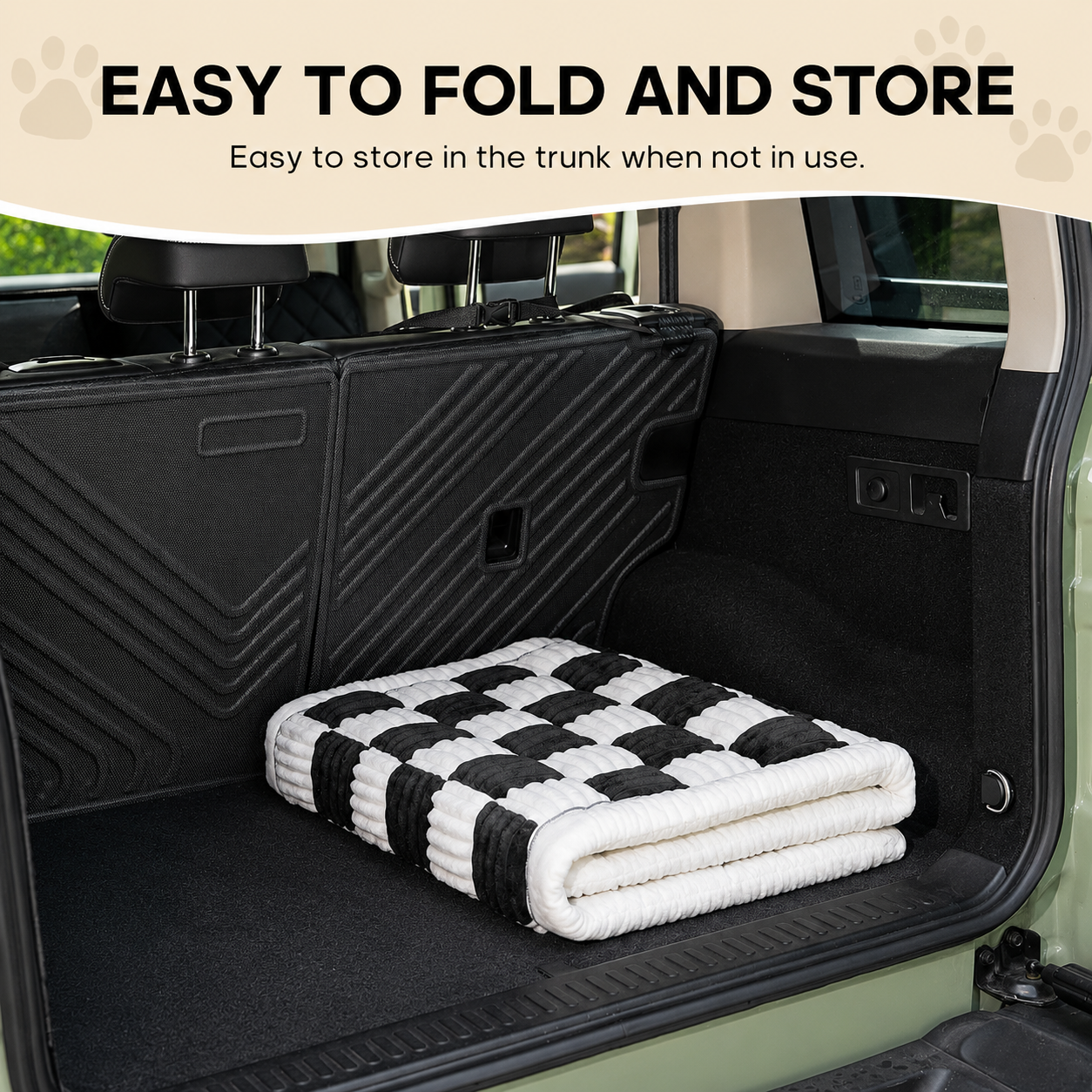 Deluxe Back Seat Dog Bed Mat