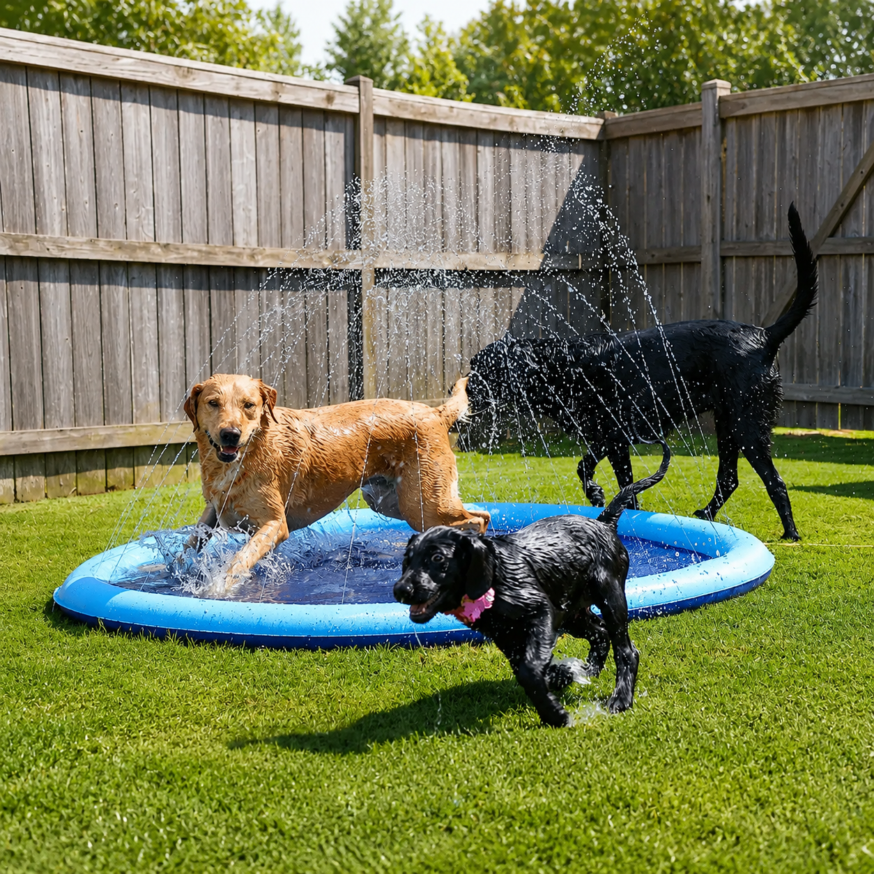 Splash Cooling Dog Splash Pad