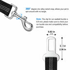 Dog Seat Belt – Shockproof Adjustable Car Safety Leash Fursera