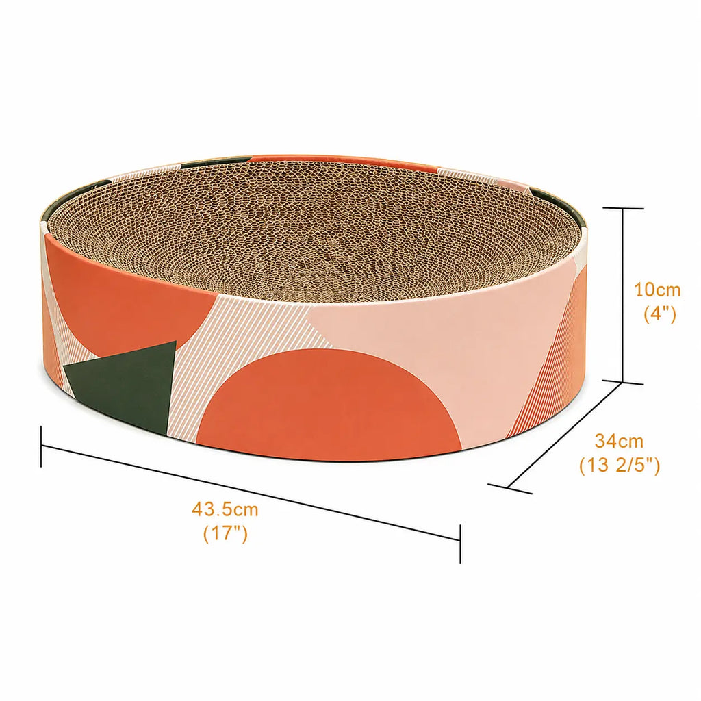 Cardboard Paradise Cat Bed for Stress-Relief, Claw Health & Furniture Safety Fursera