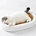 Scratch Lounge – Soft Plush Lounge Bed for Indoor Cats Fursera