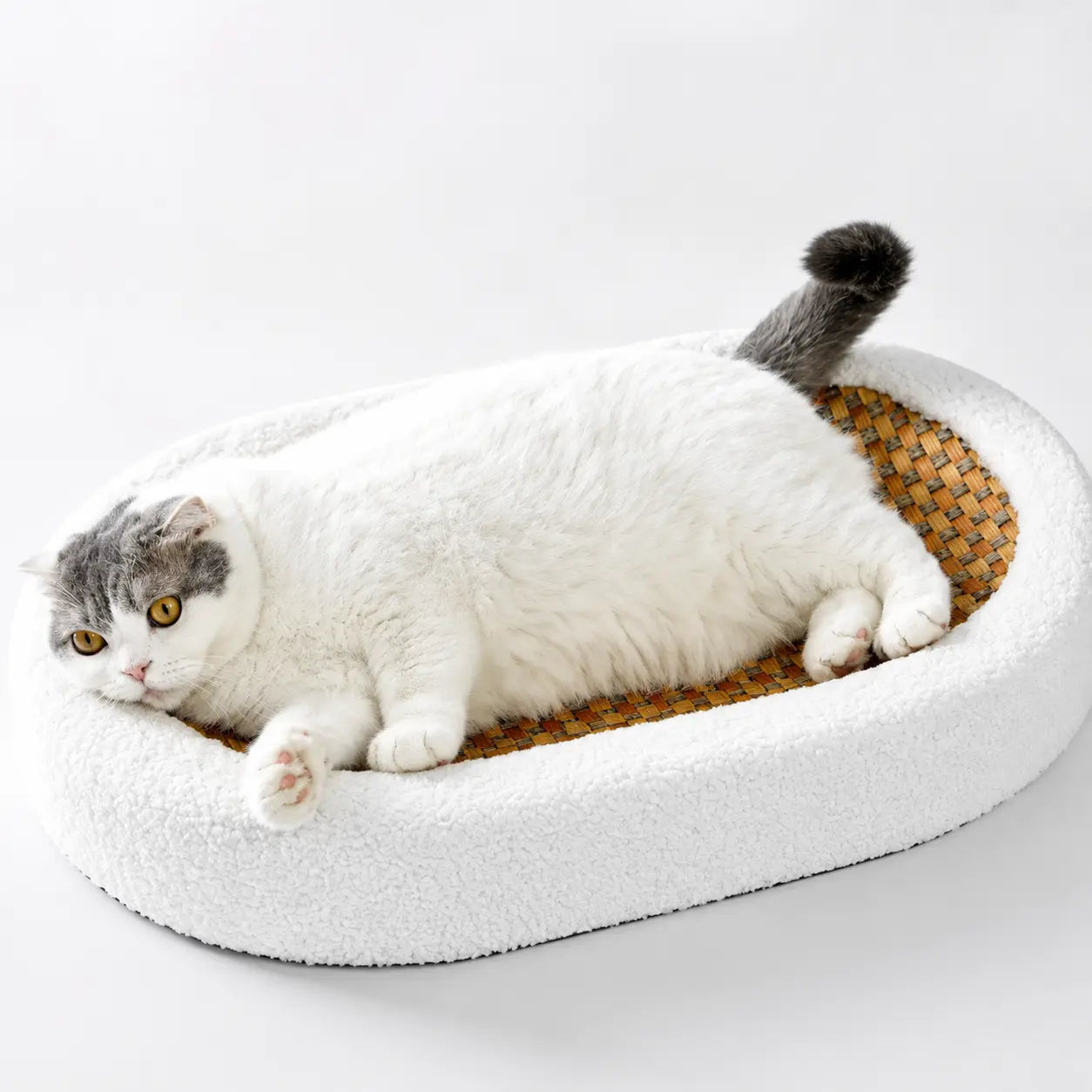 Scratch Lounge – Soft Plush Lounge Bed for Indoor Cats Fursera