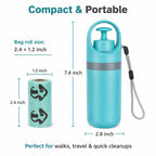 Dog Poop Scooper with Bags | Portable Pet Waste Cleaner