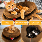 Interactive Honeycomb Cat Scratcher Lounge