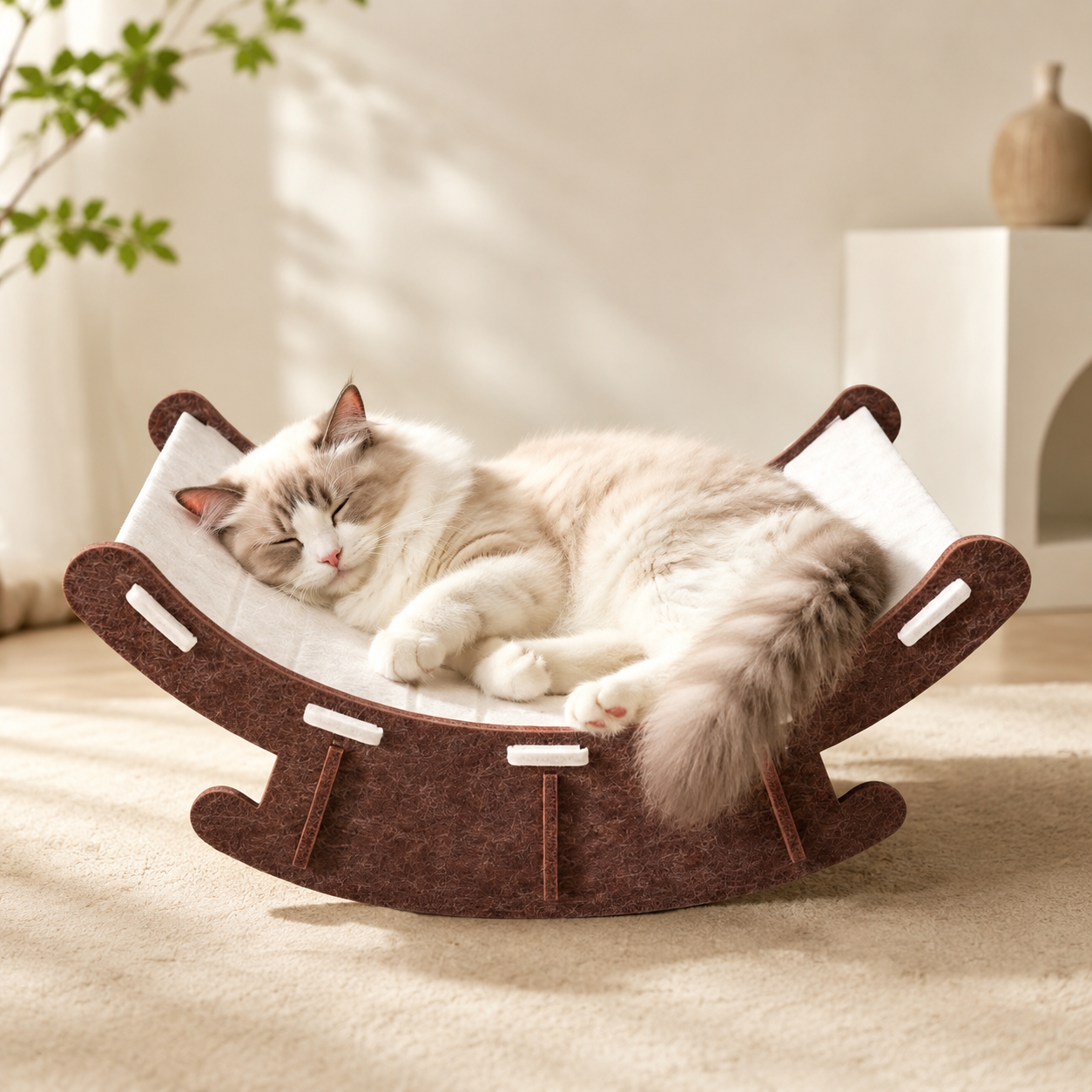 Premium Cat Rocking Bed & Scratching Lounge