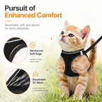 Breathable Adjustable Pet Harness &amp; Leash Set