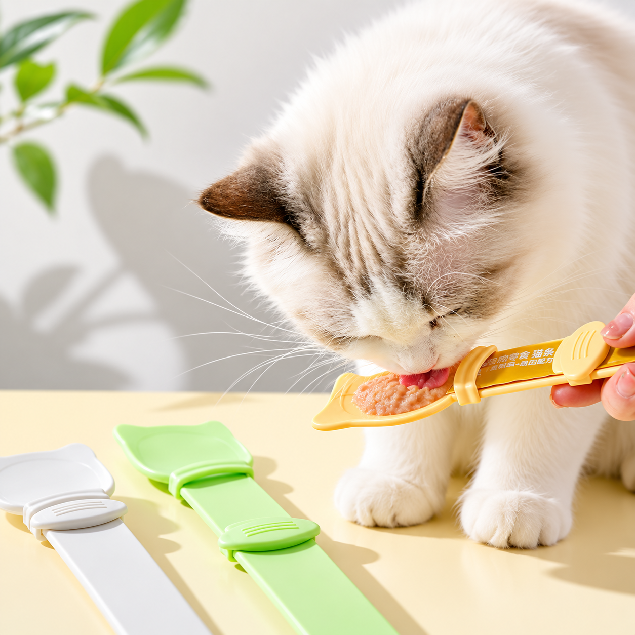 Cat Treat Dispenser Spoon 3PCS