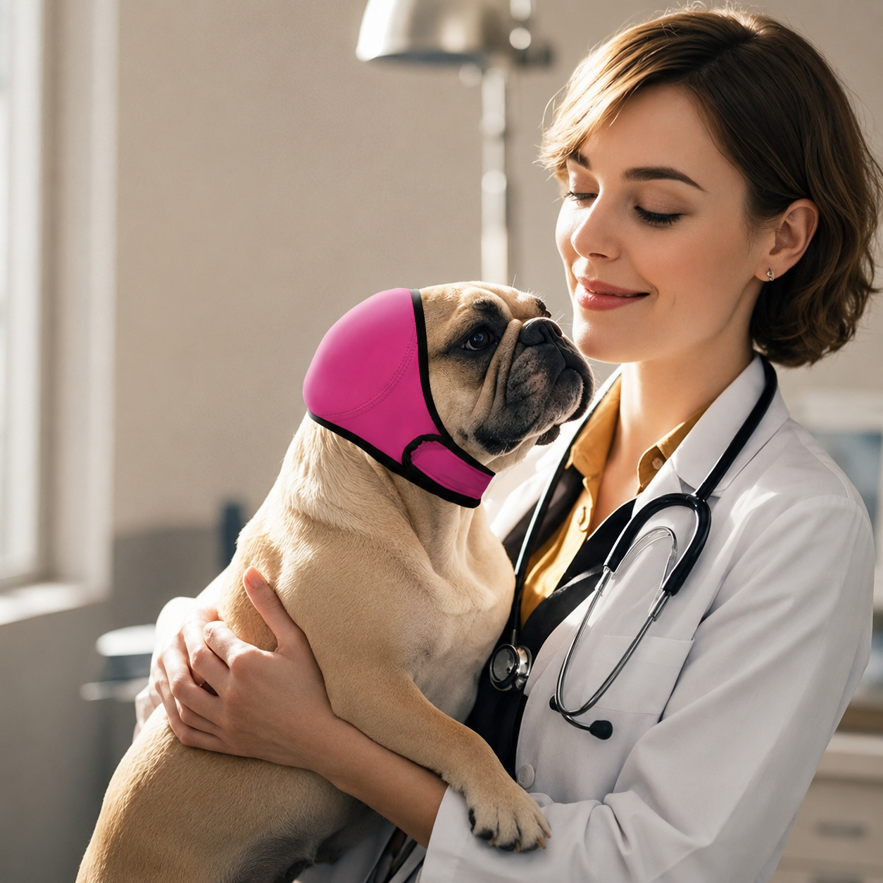 Calming Dog Ear Wrap for Fireworks, Thunder & Anxiety Relief