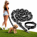 Funny Lightweight Faux Iron Chain Leash