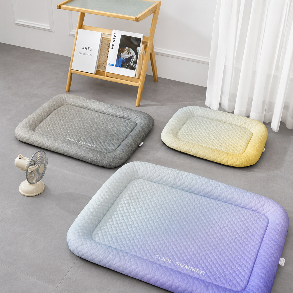 Cooling Ice Silk Pet Bed