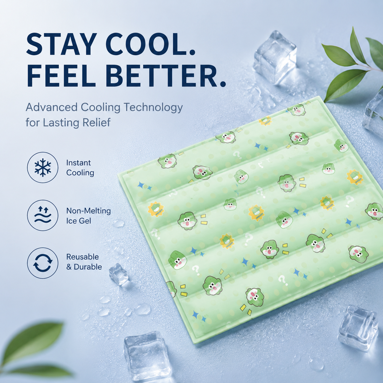Self-Cooling Pet Mat for Dogs & Cats