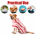 Quick-Dry Dog Bathrobe