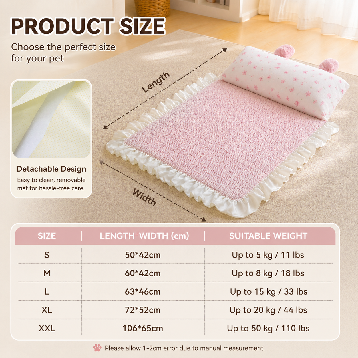 Cooling Rabbit Ear Pet Mat