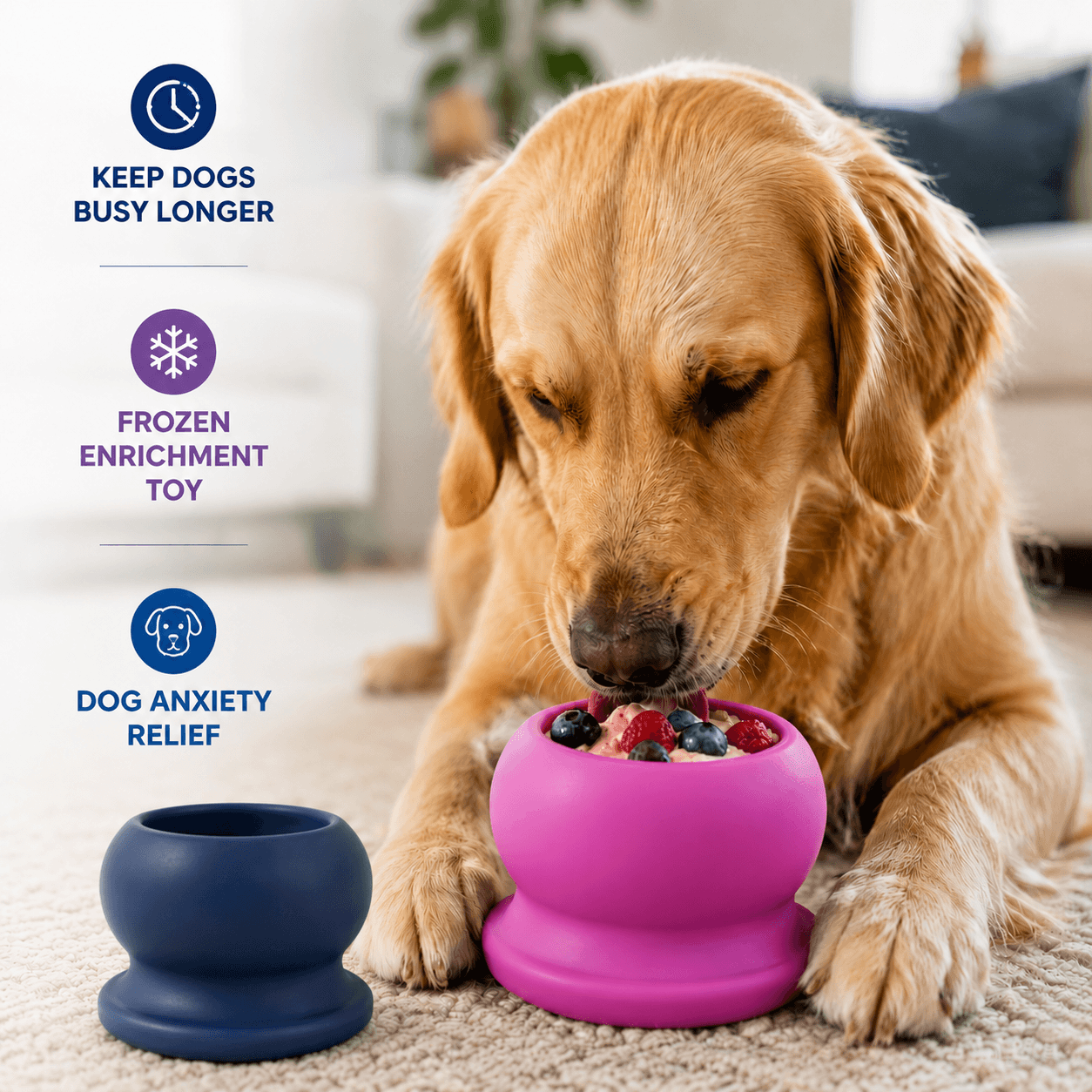 Frozen Fillable Dog Chew Toy