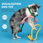 Long Plush Squeaky Dog Toy – Durable Interactive Tug-of-War Chew Toy