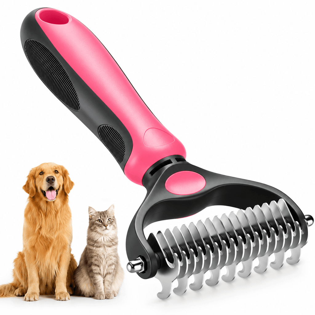 Dog Grooming Comb – Shedding & Detangling Tool Fursera