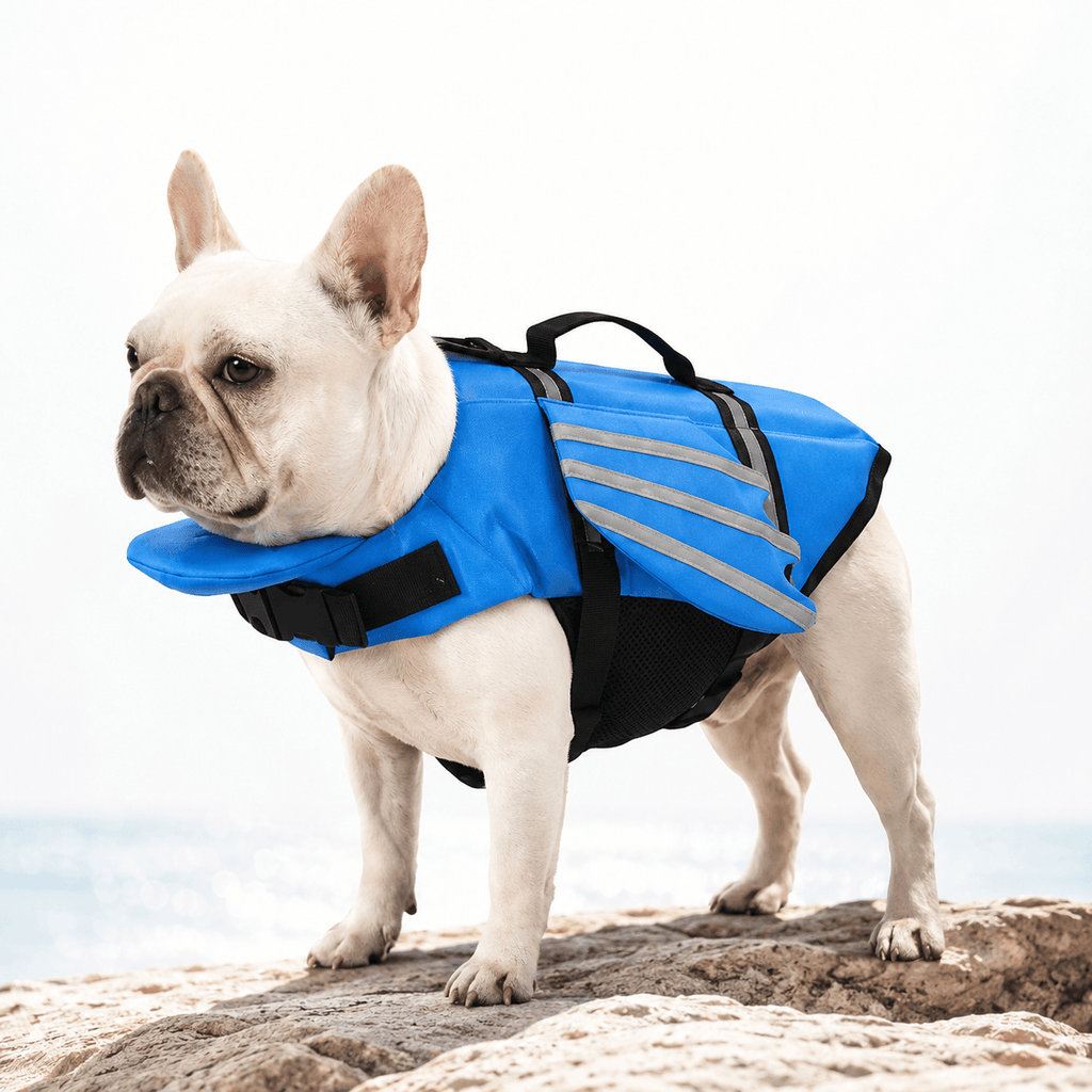 Reflective Angel Wing Dog Life Jacket Quick-Rescue Handle • Breathable Mesh • Reflective Safety