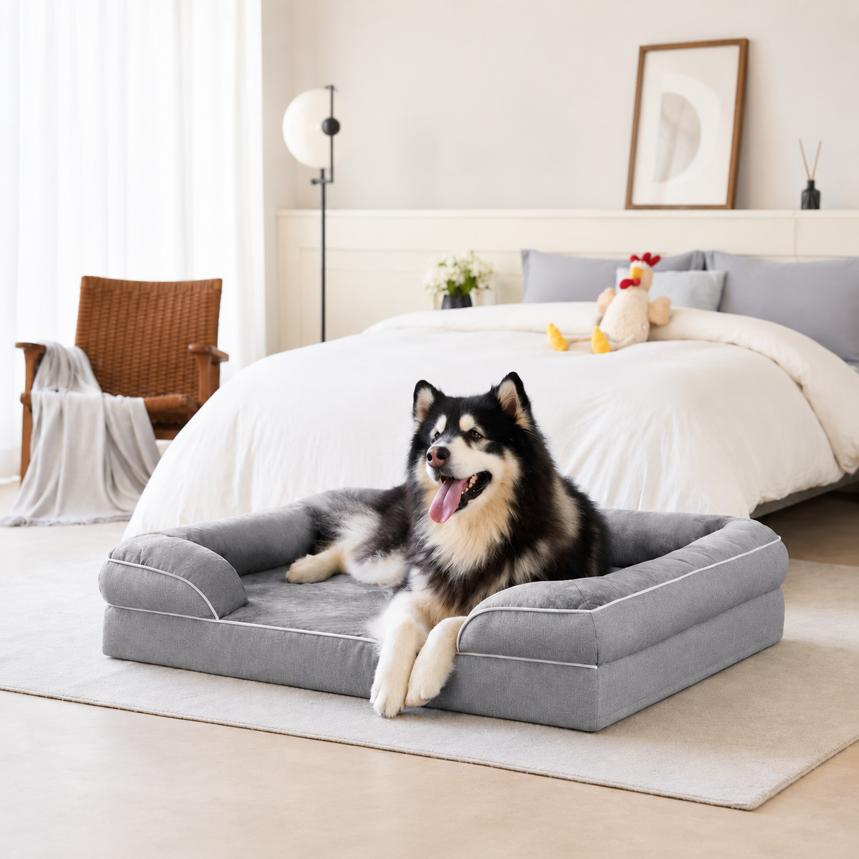 Orthopedic Memory Foam Dog Bed | Waterproof & Washable