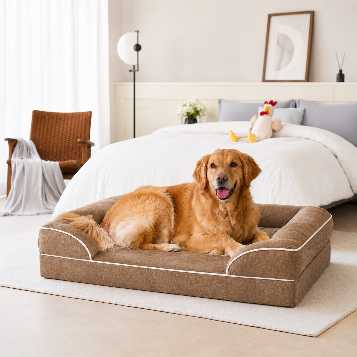 Orthopedic Memory Foam Dog Bed | Waterproof & Washable