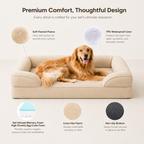 Orthopedic Memory Foam Dog Bed | Waterproof & Washable