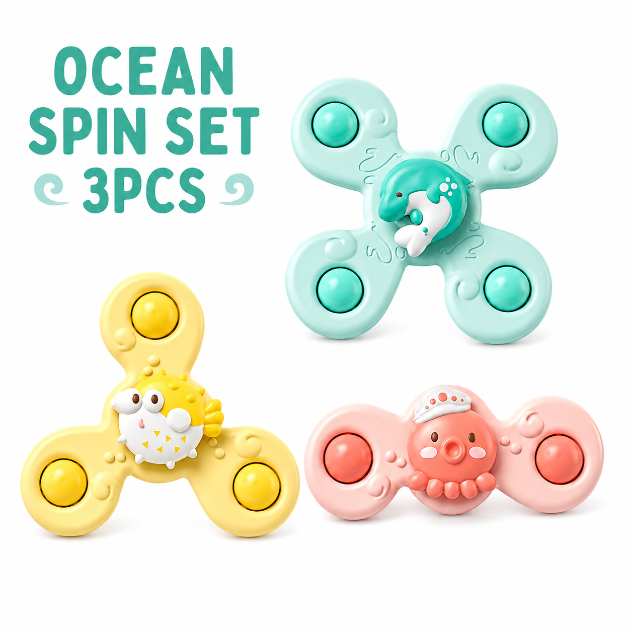 Interactive Suction Cup Cat Spinner Toy for Window & Glass | Rotating Cat Enrichment Toy