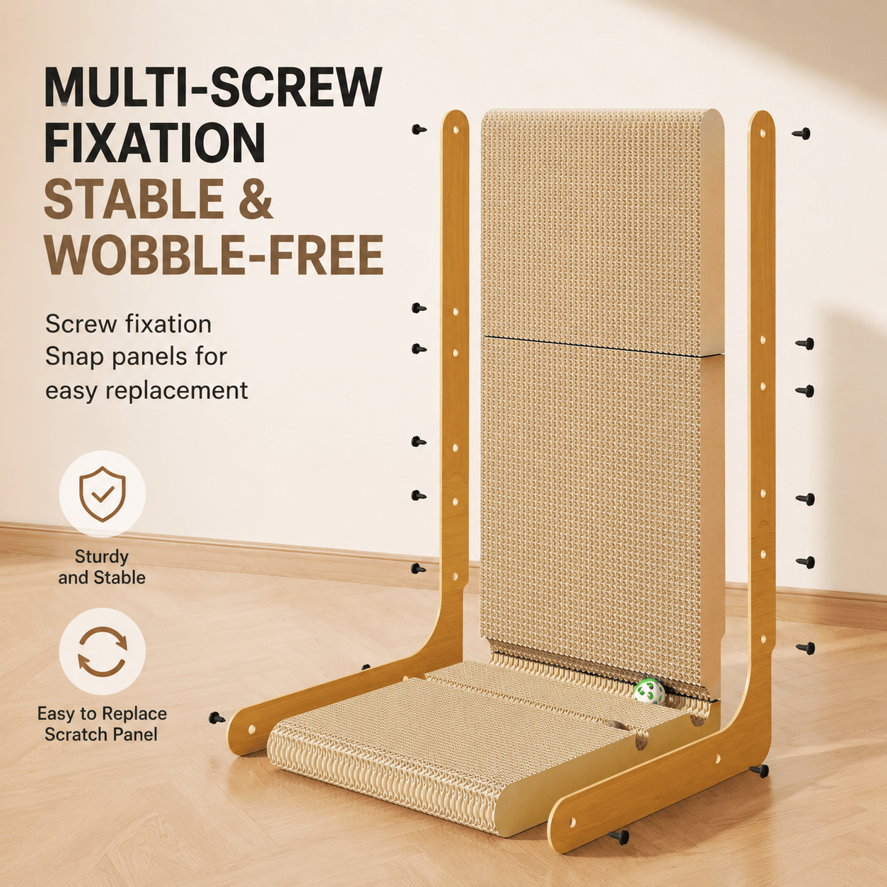 Cardboard Scratching Board for Indoor Cats