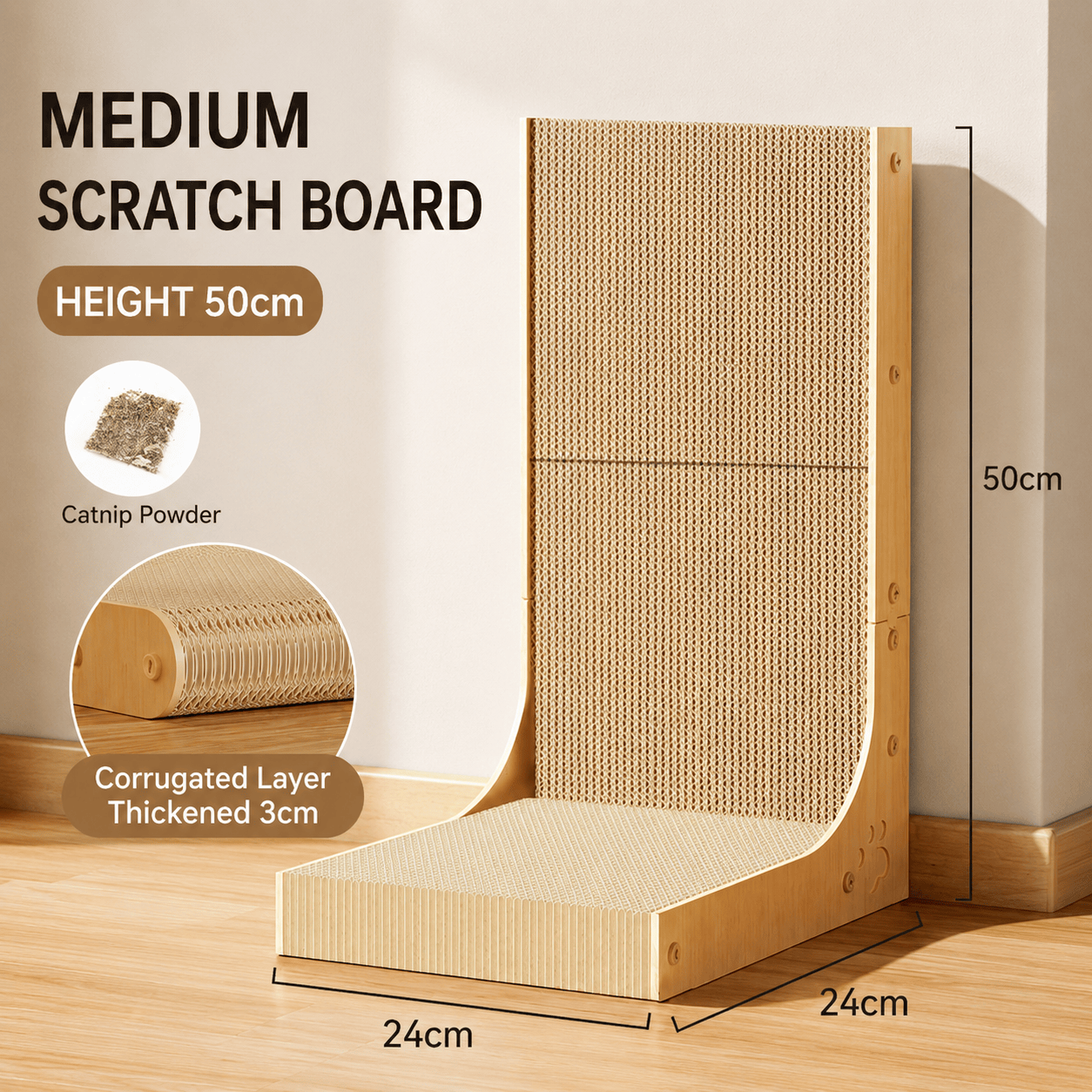 Cardboard Scratching Board for Indoor Cats