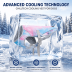 Dog Cooling Vest for Hot Weather – Lightweight Evaporative Cooling & UV Protection Vest