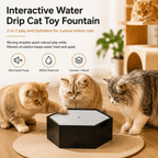 Automatic Interactive Drip Cat Toy Fountain