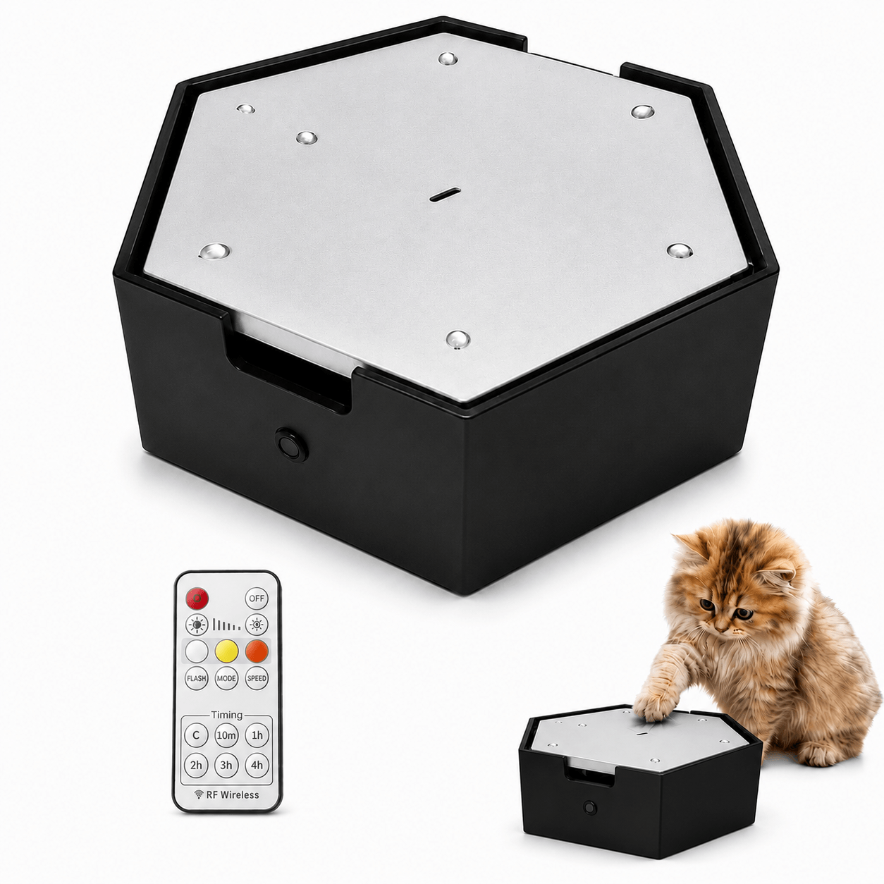 Automatic Interactive Drip Cat Toy Fountain