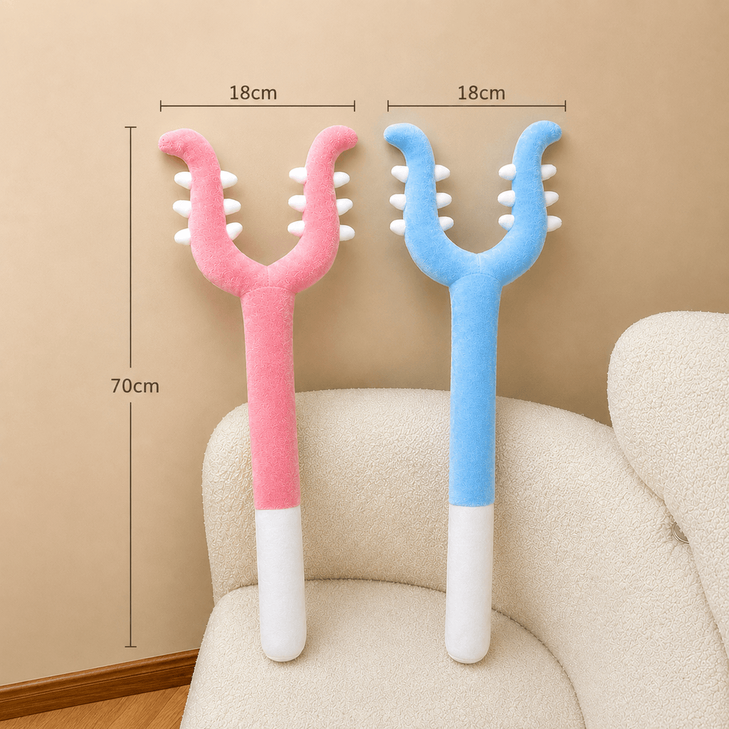 Interactive Plush Cat Toy – Long Teaser Wand for Indoor Cats