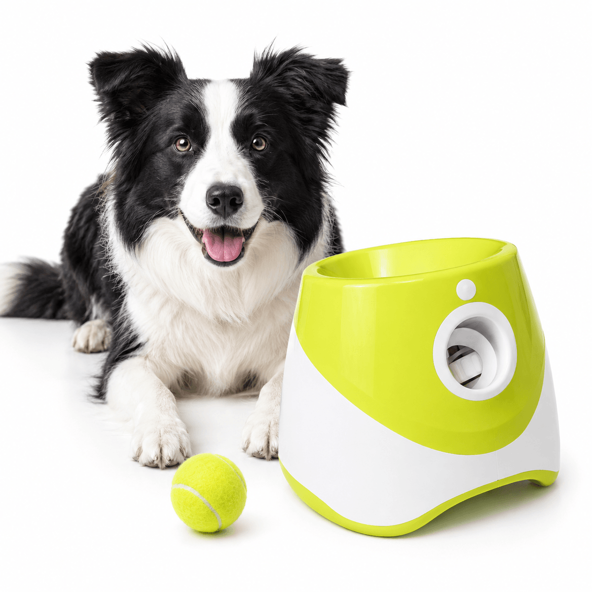 Automatic Dog Ball Launcher with 3 Tennis Balls – Interactive Fetch Toy for Dogs