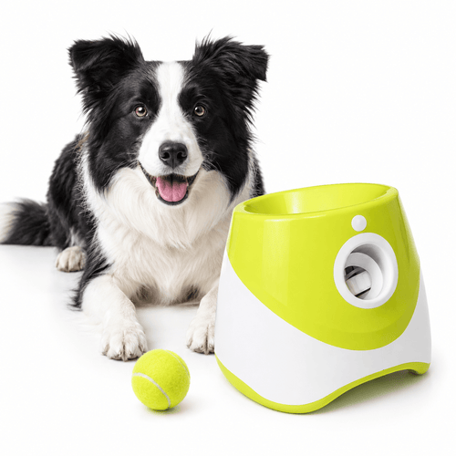 Automatic Dog Ball Launcher with 3 Tennis Balls – Interactive Fetch Toy for Dogs