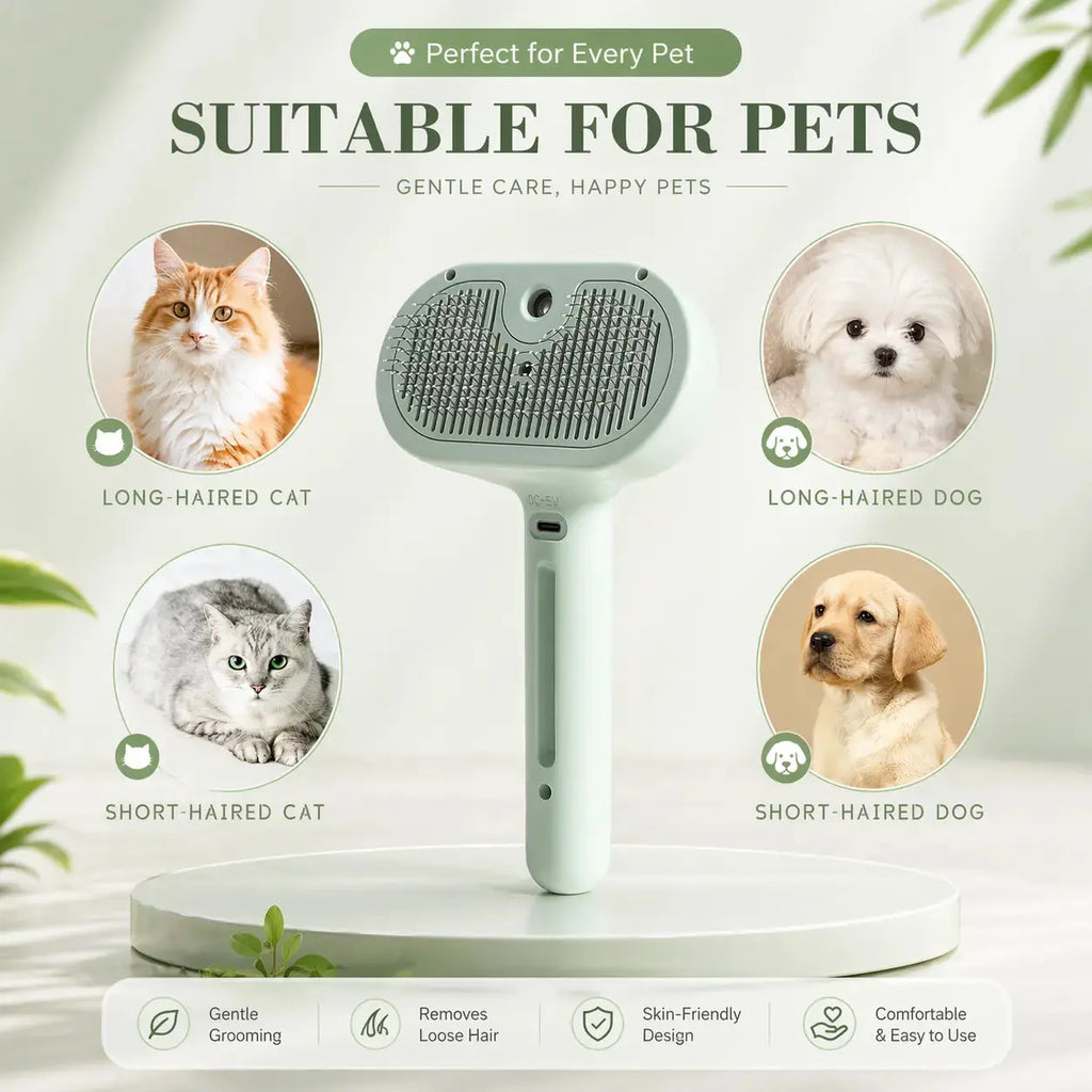 2 in 1 Pet Spray Hair Removal Comb Fursera