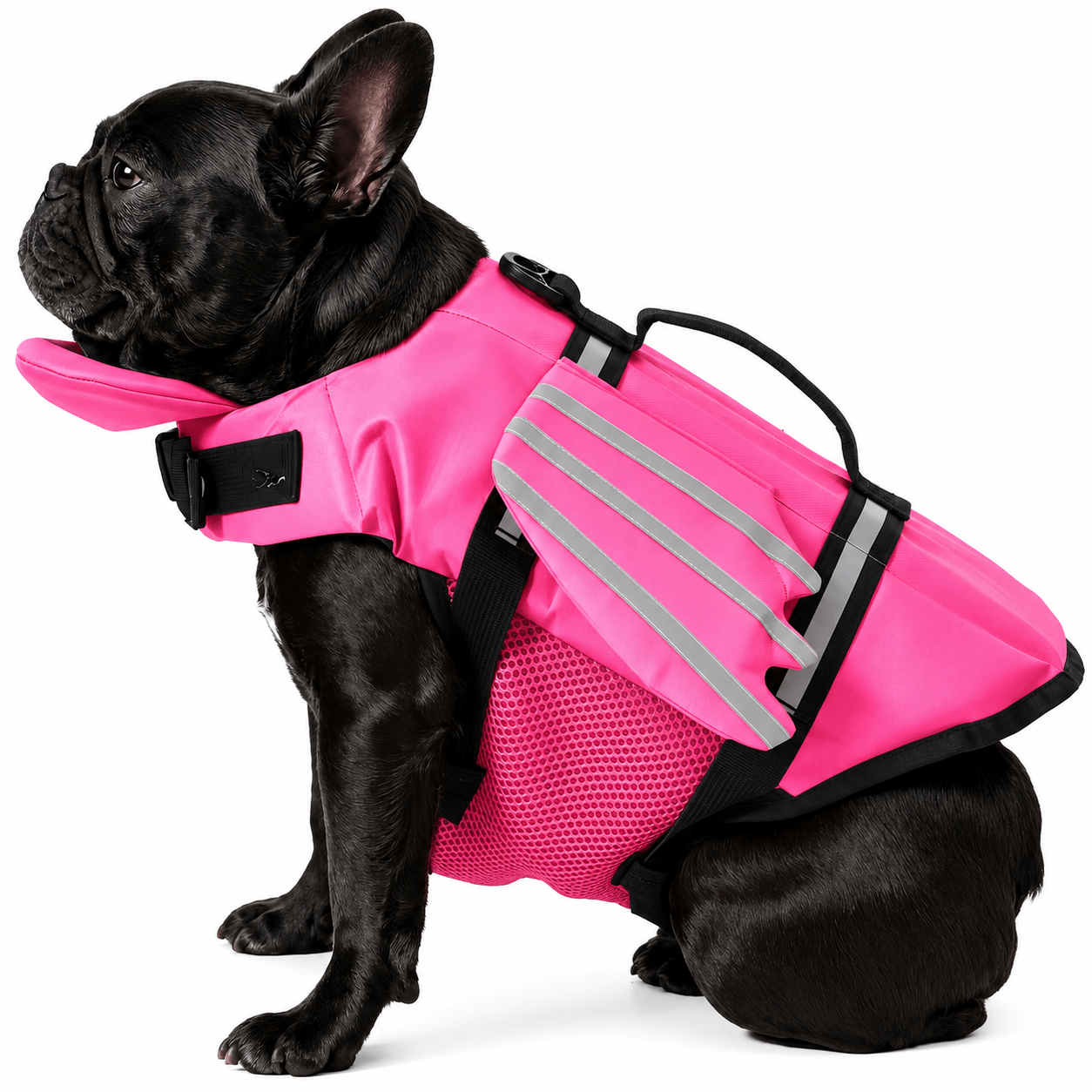 Reflective Angel Wing Dog Life Jacket Quick-Rescue Handle • Breathable Mesh • Reflective Safety