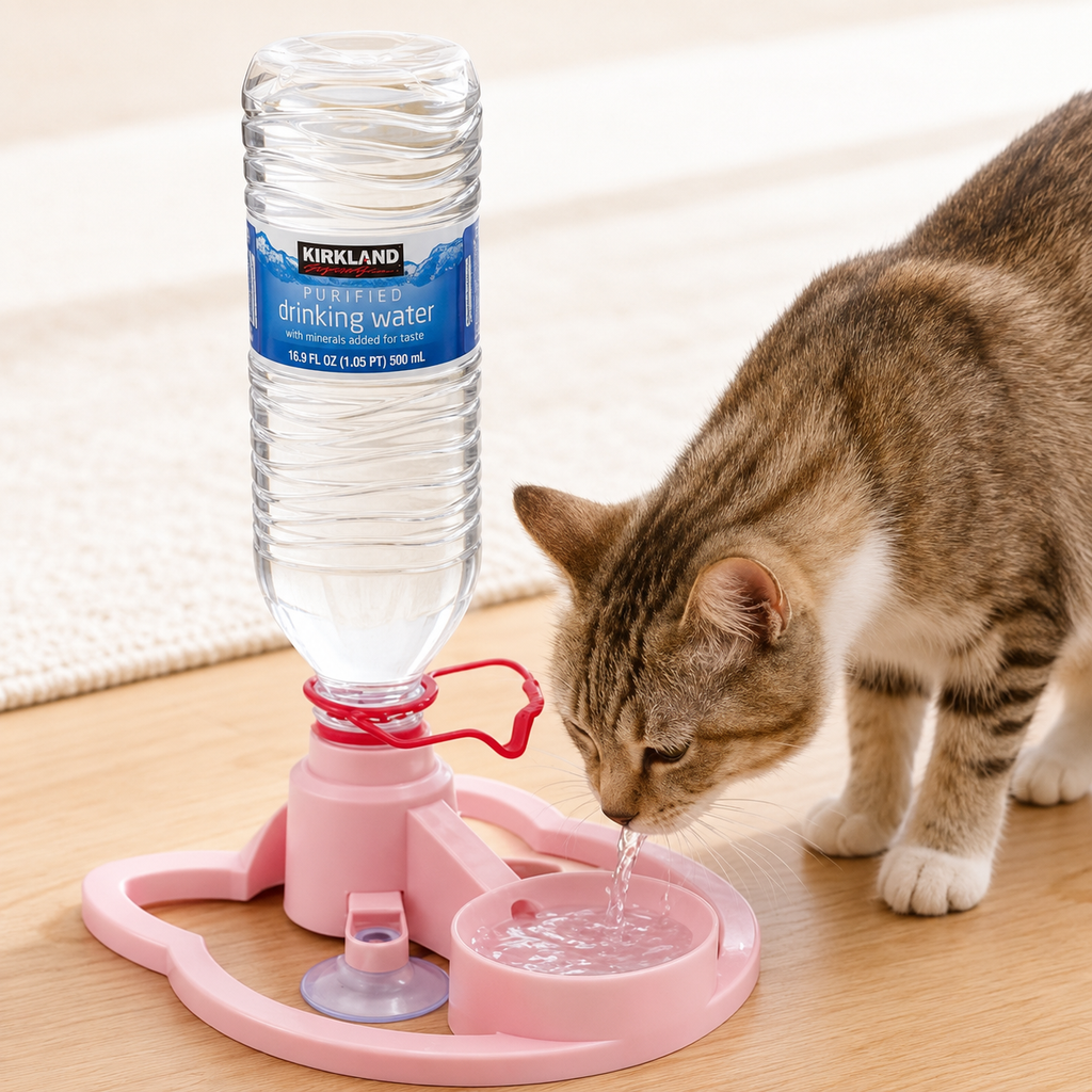 Gravity Pet Water Dispenser— No Electricity Required