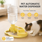 Gravity Pet Water Dispenser— No Electricity Required