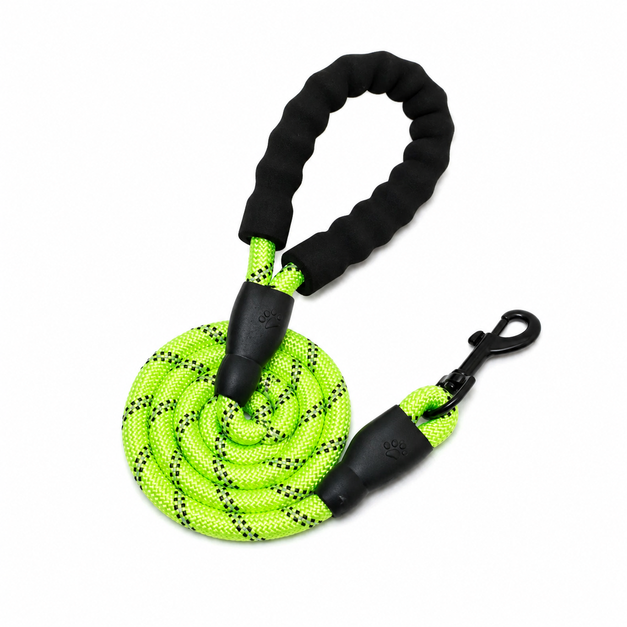 Reflective Nylon Dog Leash with Soft Padded Handle