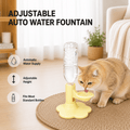 Adjustable Elevated Gravity Pet Water Dispenser
