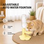 Adjustable Elevated Gravity Pet Water Dispenser