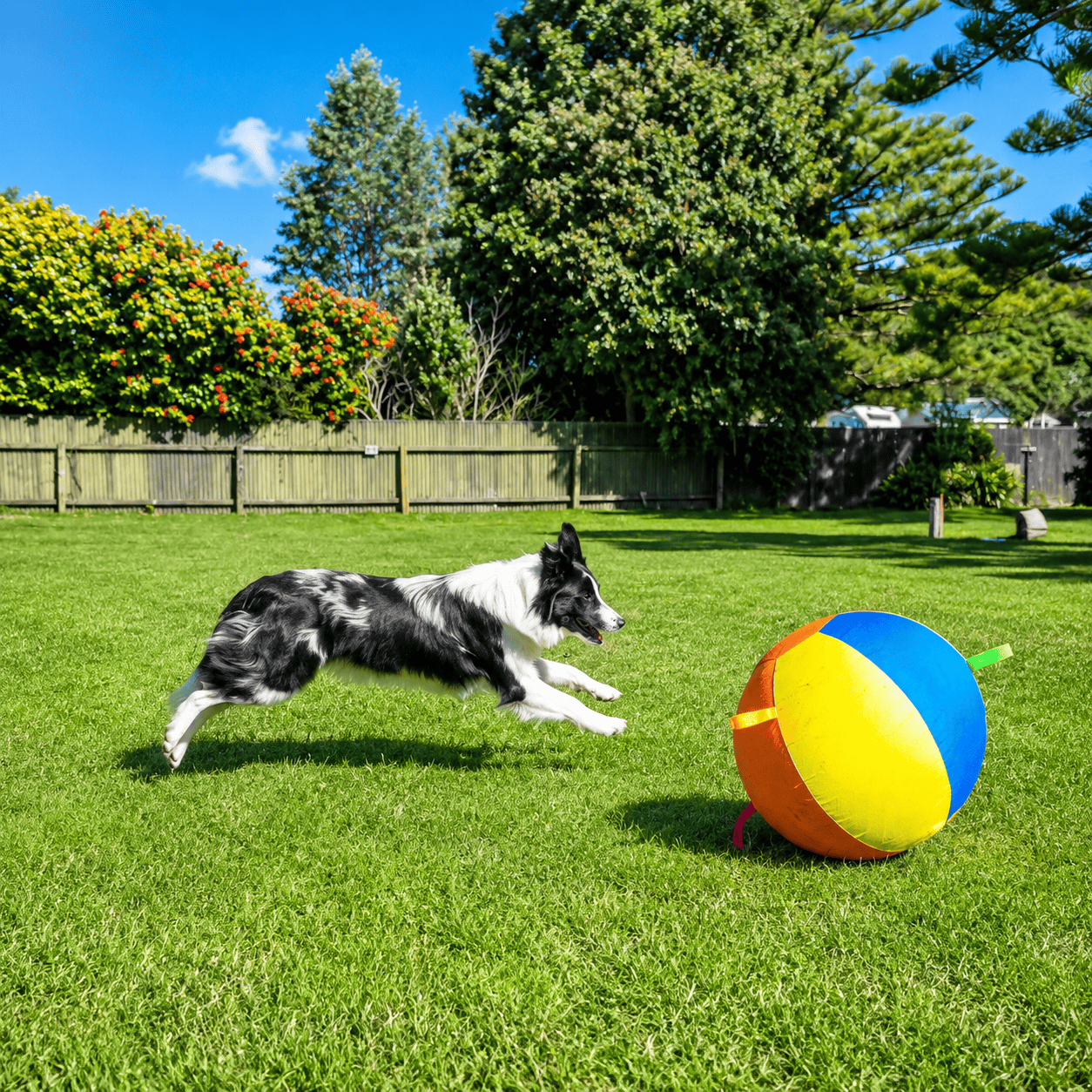 Dog Herding Ball with Handles & Pump