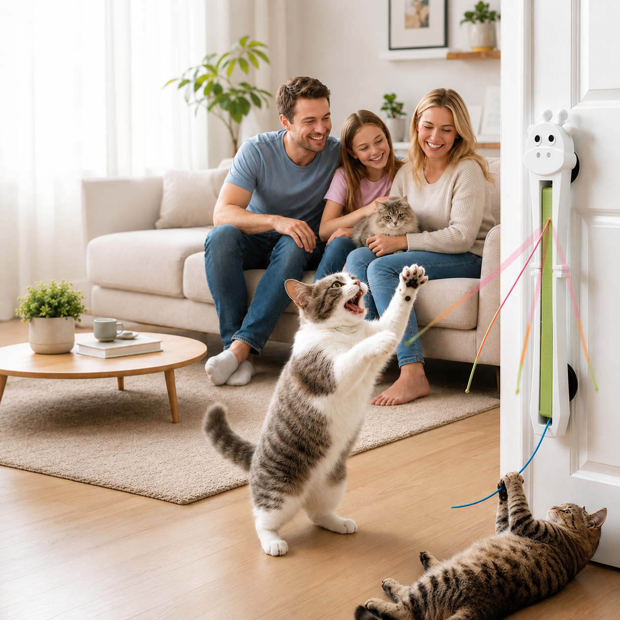 Automatic Retractable Cat Teaser