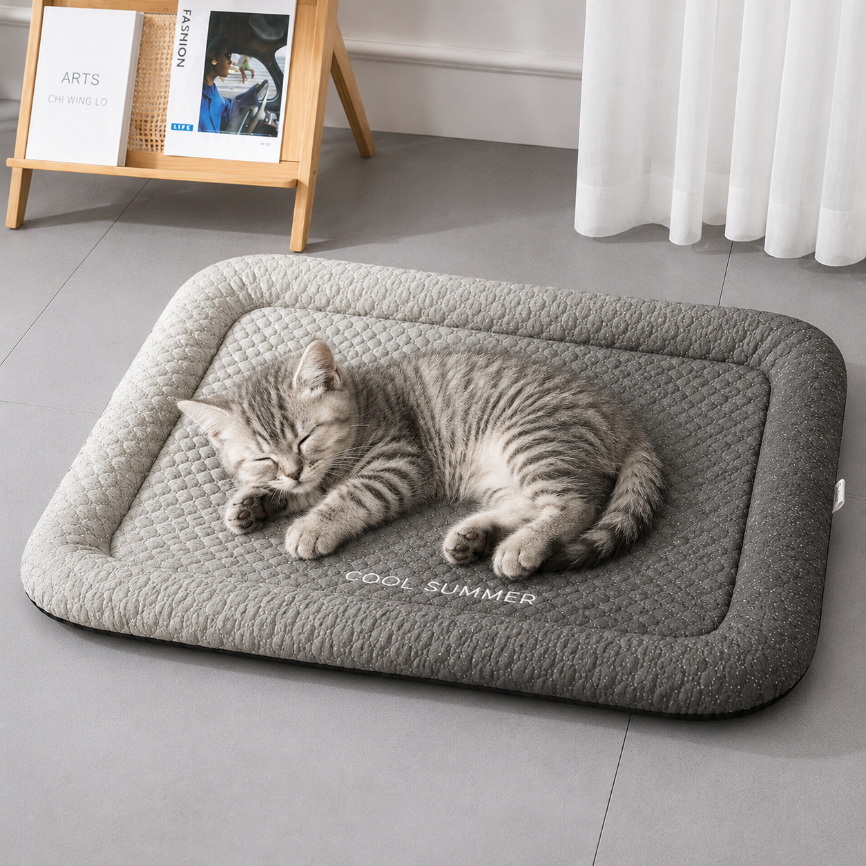 Cooling Ice Silk Pet Bed