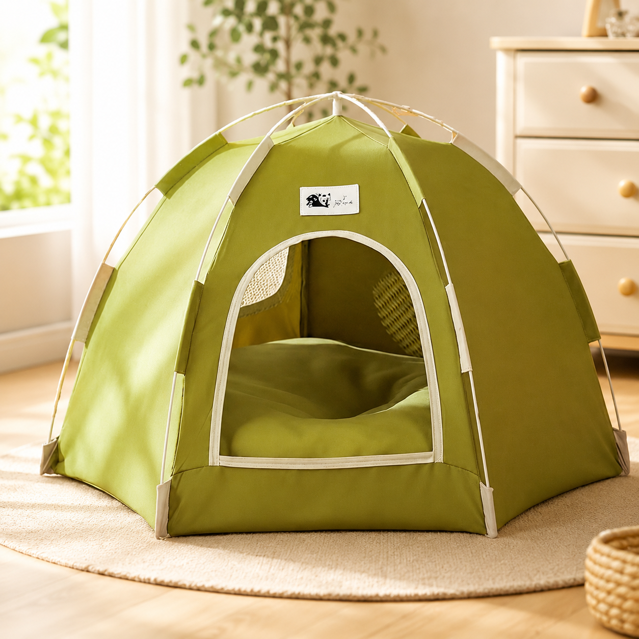 Tiny Luxury Pet Tent Bed